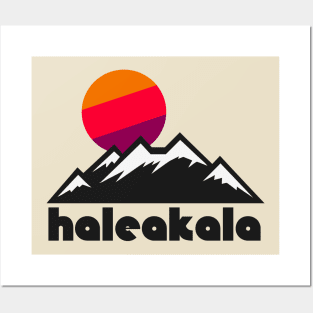 Retro Haleakala ))(( Tourist Souvenir National Park Design Posters and Art